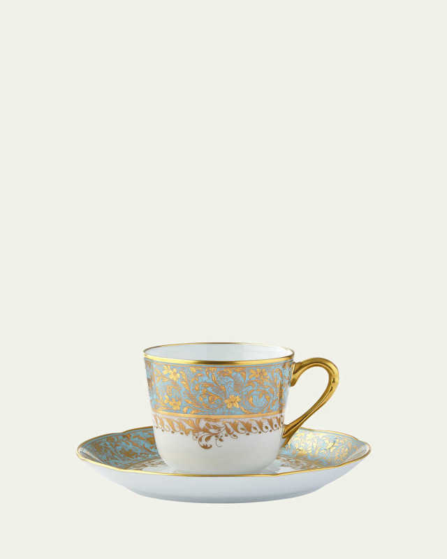 Eden Turquoise Coffee Saucer